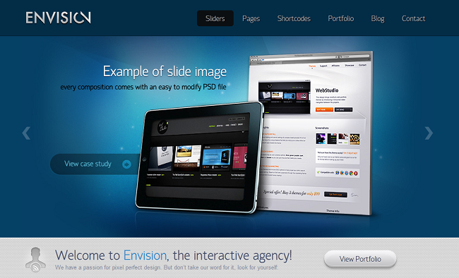 Visualize Tema WordPress