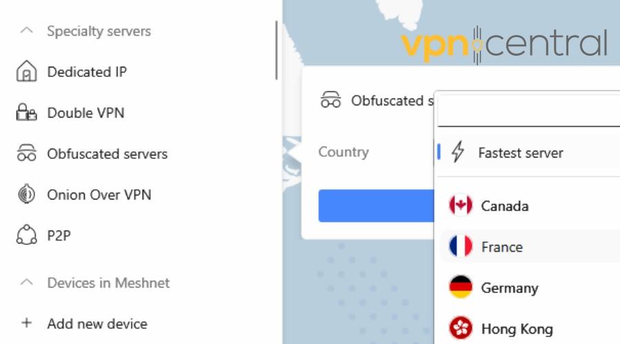 nordvpn obfuscated servers
