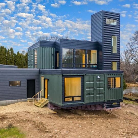 big shipping container homes