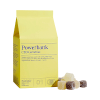 CBD Gummy Packaging with yellow color
