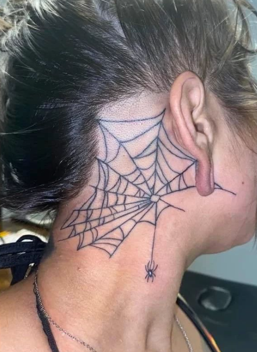 Web Spider Tattoo
