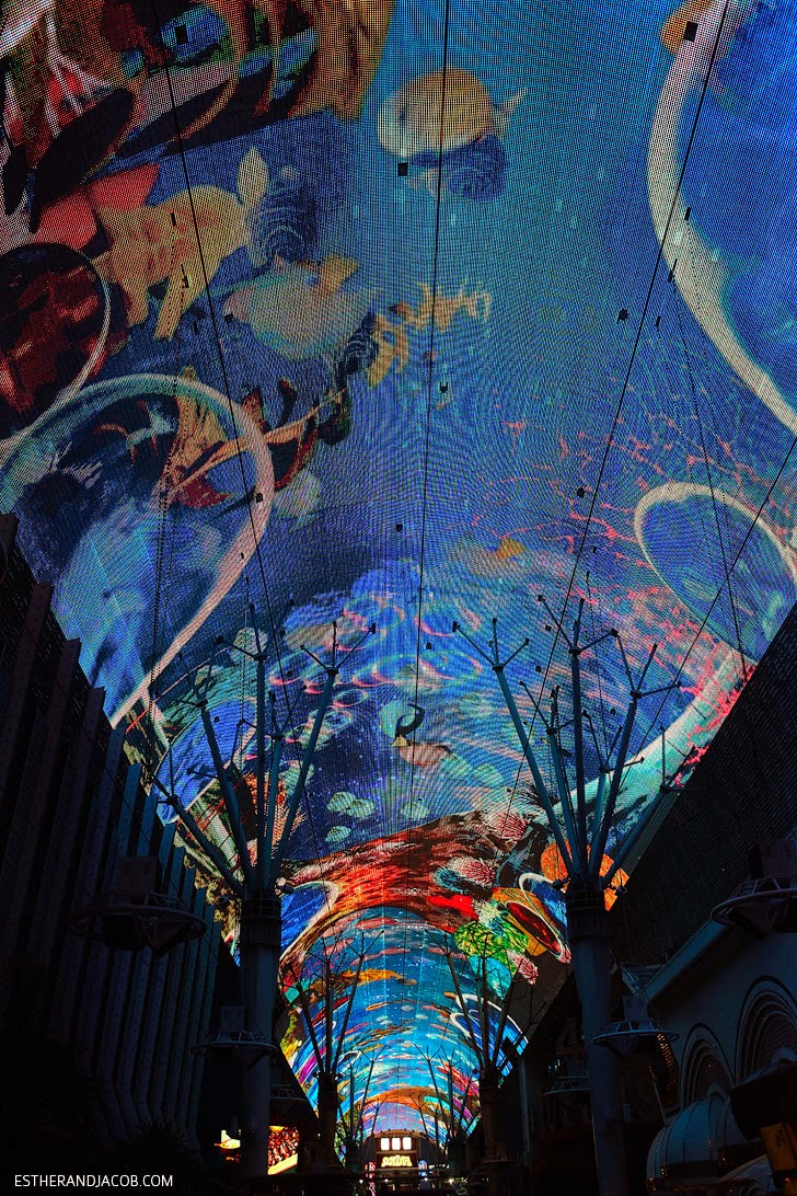 The Fremont Street Experience in Downtown Las Vegas.