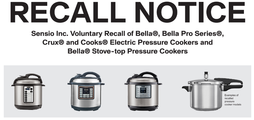 Bella 6-Quart Pressure Cooker