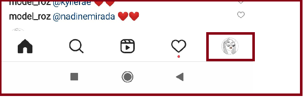 Profile picture icon on Instagram