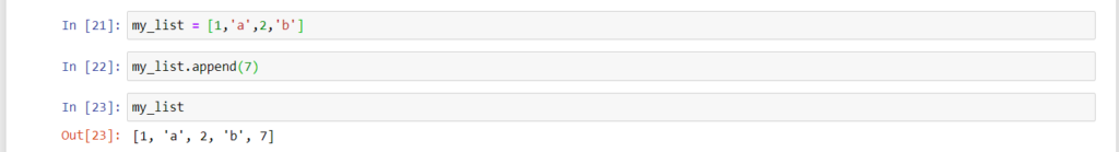 Append Lists