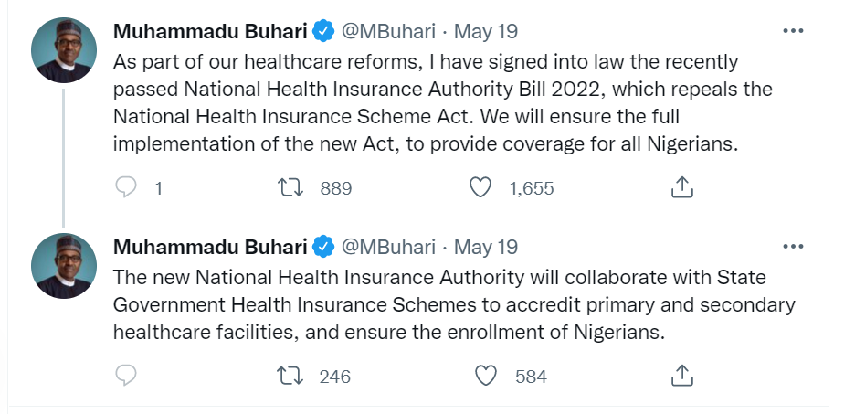 Nigeria’s new Free Health Insurance Scheme may Gulp N1.2 trillion every Year