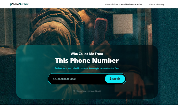 Reverse Phone Lookup: WhoseNumber Review
