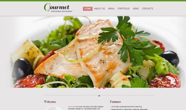 Restaurant Free HTML 5 CSS3 Template