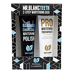 mr blanc teeth bamboo charcoal whitening polish