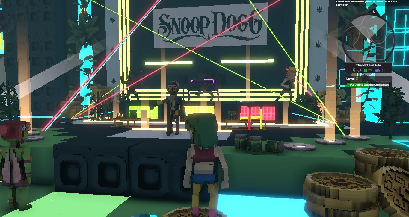 Snoop Dogg, Deadmau5 and NFTs — The Sandbox Alpha Game Review