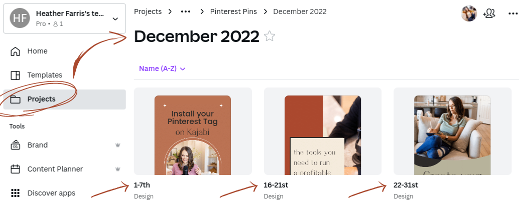 how i batch create pinterest pins with templates in canva