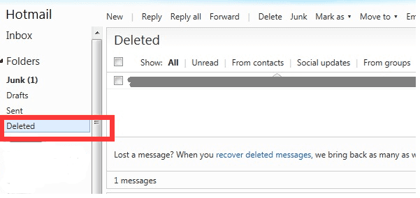 recover deleted emails