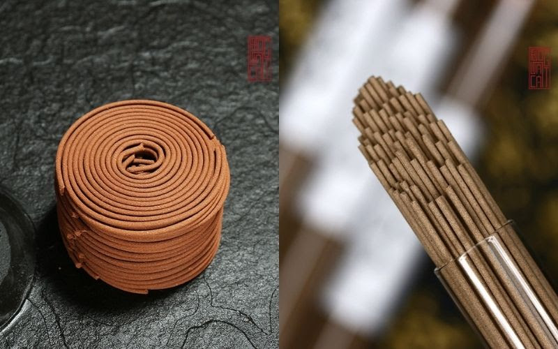 Nhang trầm được bày bán trên thị trường với đa dạng mẫu mã