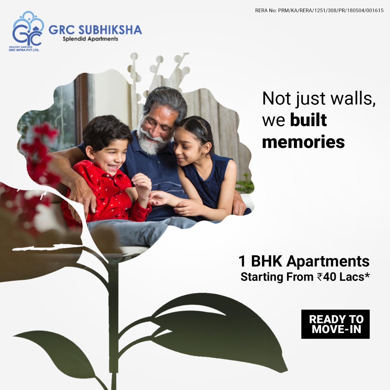 GRC Infra Offers Ready to Move Flats/Apartments in Sarjapur road from Best Real Estate Developer in Bangalore. Luxury 2,3 BHK Apartments in Sarjapur Road.