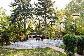wedding chairs set up outside The Tapestry House in Fort Collins, CO
