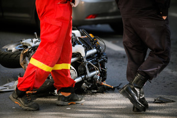 a motorcycle accidents lawyer needs details of a crash scene