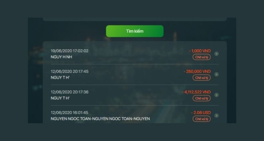 Cách xóa tài khoản thụ hưởng Vietcombank