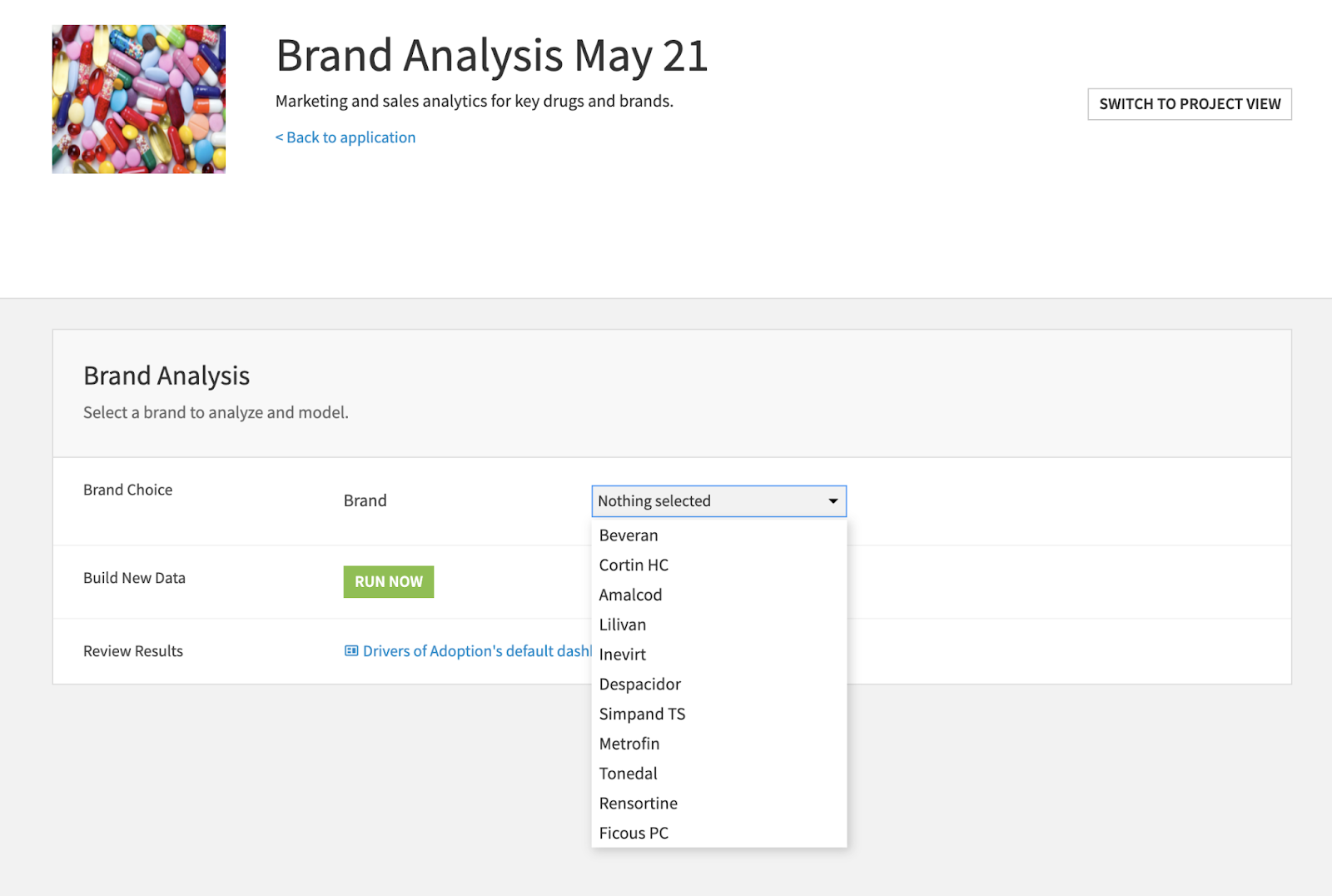 brand analysis Dataiku