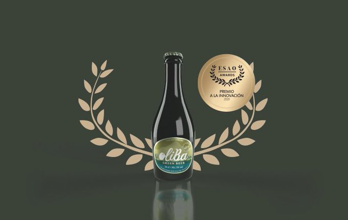 Oliva Green Beer, ganador ESAO Award Innovation 2019/20. ESAO 