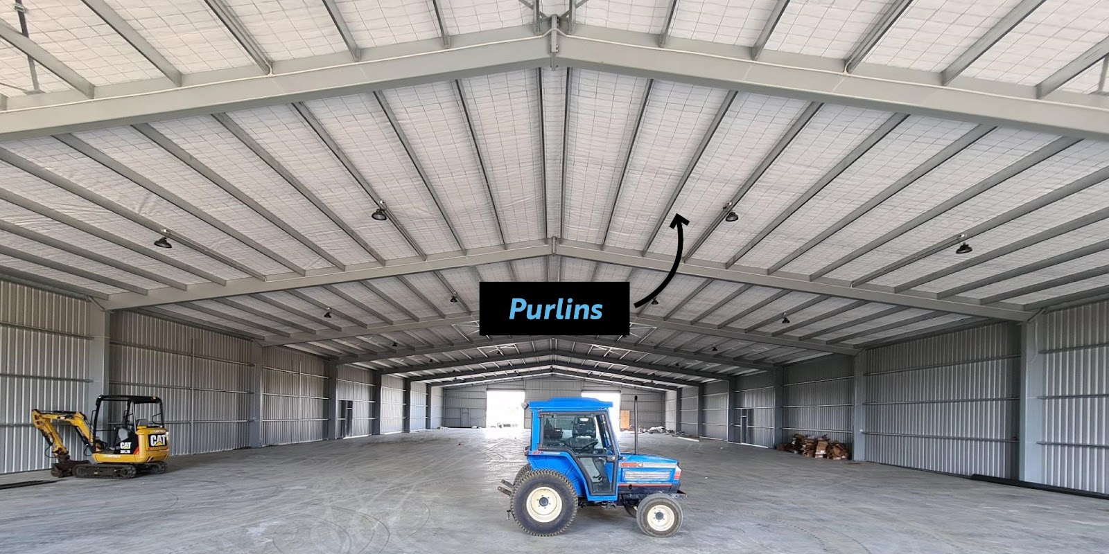 Different types of steel purlins