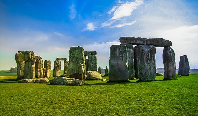Stonehenge in Salisbury, England, Megalithic, 3,000 years old, rock statues, audio tours, ancient mysteries