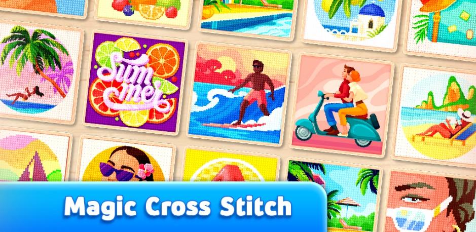 เกม Magic Cross Stitch: Color by number & Pixel Art