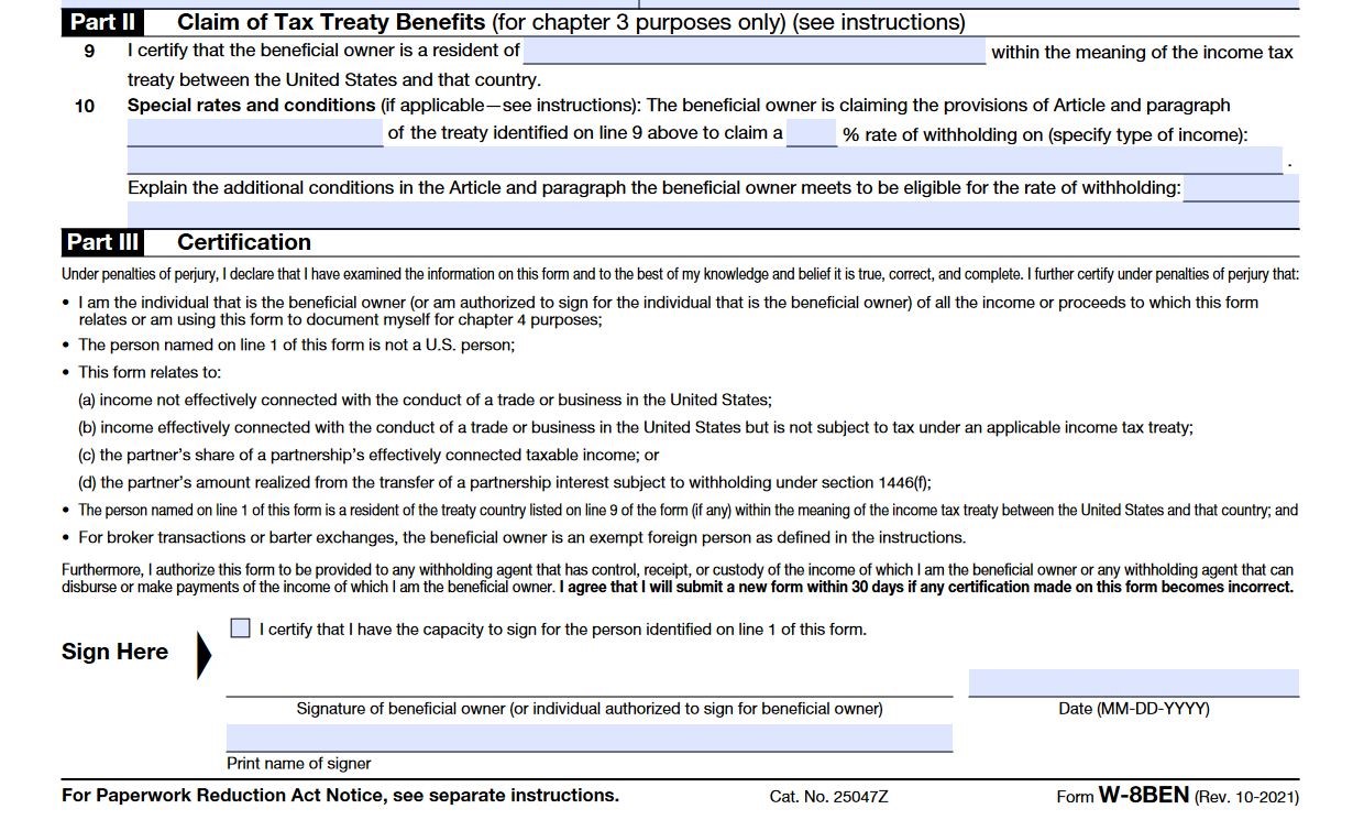 Form W-8BEN Explained: Purpose and Uses