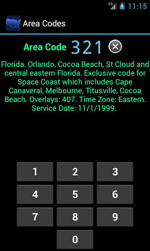 Download Area Codes apk