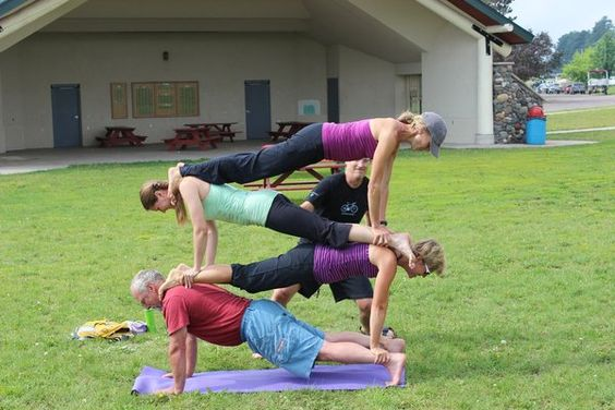 4-Person Yoga Poses: How to Quadruple Your Acro Yoga Experience, for ...
