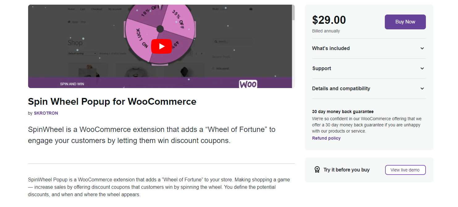 popup plugin for woocommerce
