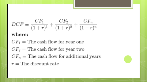 Discounted Cash Flow (DCF) VALUATION: Formula and Calculations