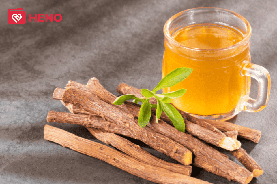 Nước cam thảo giúp điều trị da bị kích ứng, mẩn đỏ
