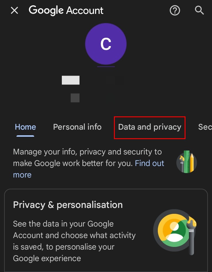 Data and privacy