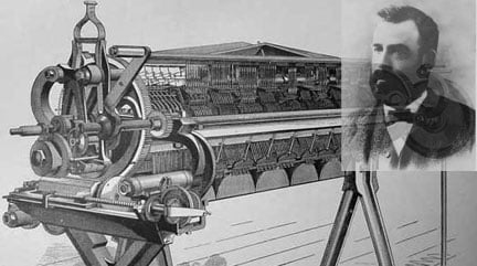 George Grant and a drawing of the Difference Engine 
