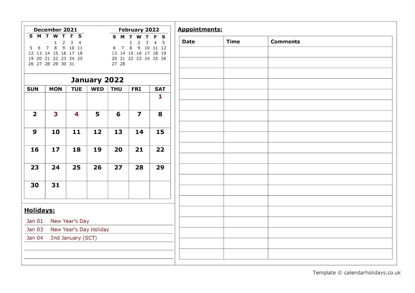 Appointment Calendar Template What Is It and How to Do? RoyalCDKeys