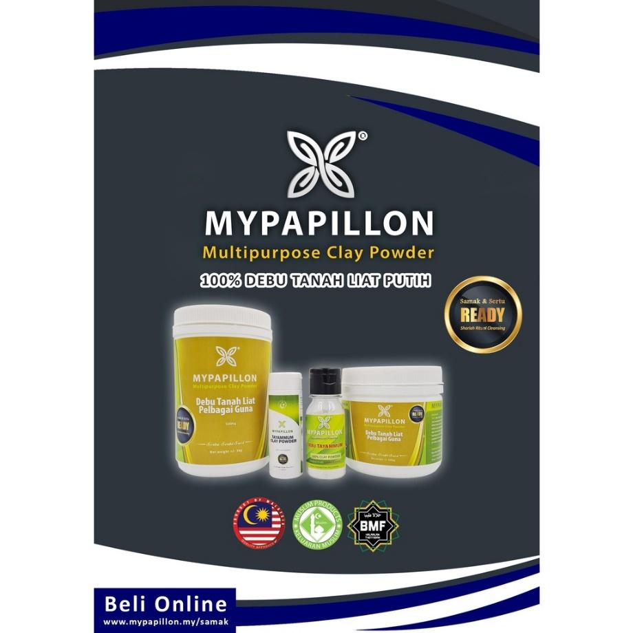 MYPAPILLON - Samak Sertu & Tayammum - Debu Tanah Liat Pelbagai Guna - 200  Gram | Shopee Malaysia