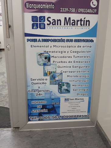 San Martín Laboratorio Clínico - Quito