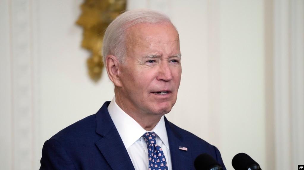 Tổng thống Mỹ Joe Biden phát biểu tại Phòng phía Đông Tòa Bạch Ốc ngày 5/9/2023 trước ngày lên đường dự thượng đỉnh G20 tại Ấn Độ.