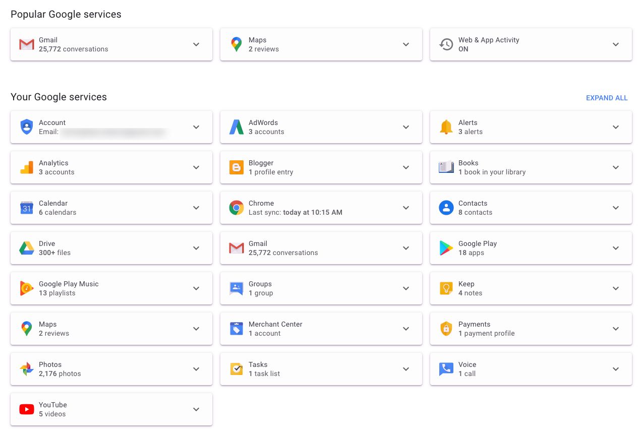 my google services