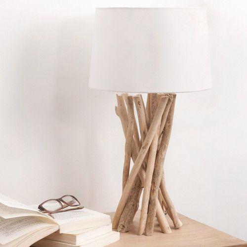 Lampe en bois flotté DIY