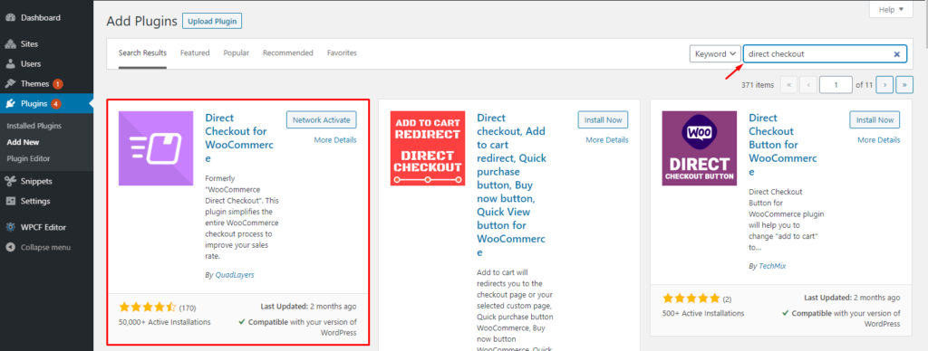 Install and activate the plugin