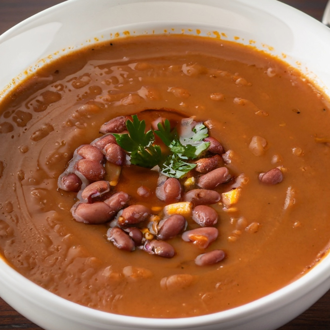 Refried Bean Soup recipe