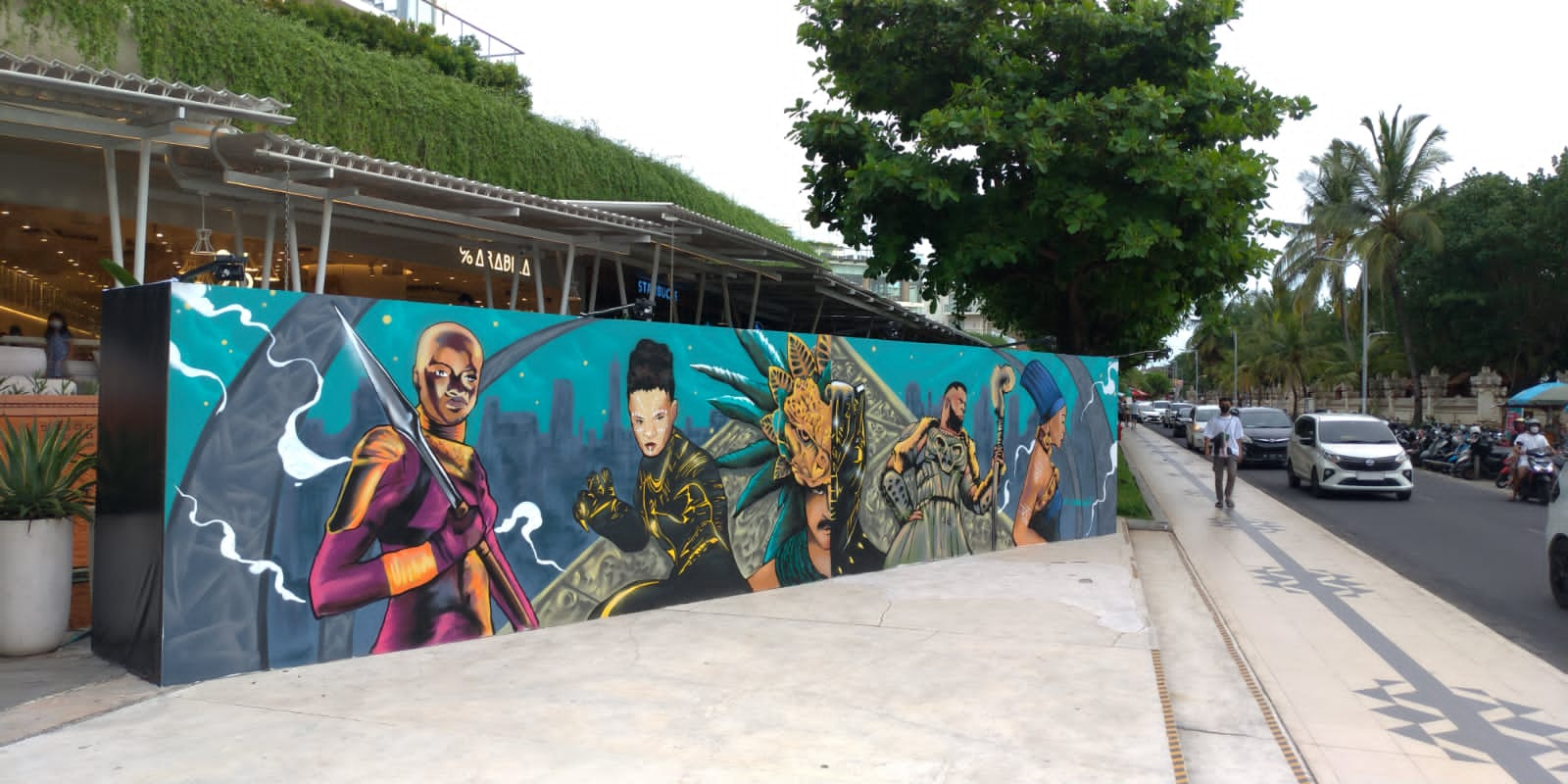 Seniman Indonesia Ciptakan Karya Mural di Empat Kota Besar Indonesia, Terinspirasi dari Karakter dan Cerita Film Marvel Studio Black Panther: Wakanda ForeverÃ¢ÂÂ