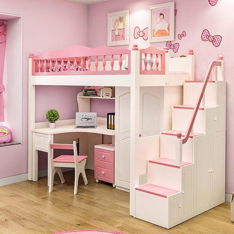 giường tầng màu hồng, 101+ Mẫu giường tầng màu hồng đẹp nhất dành cho bé gái, Quạt trần đèn trang trí cao cấp Mr.Vũ