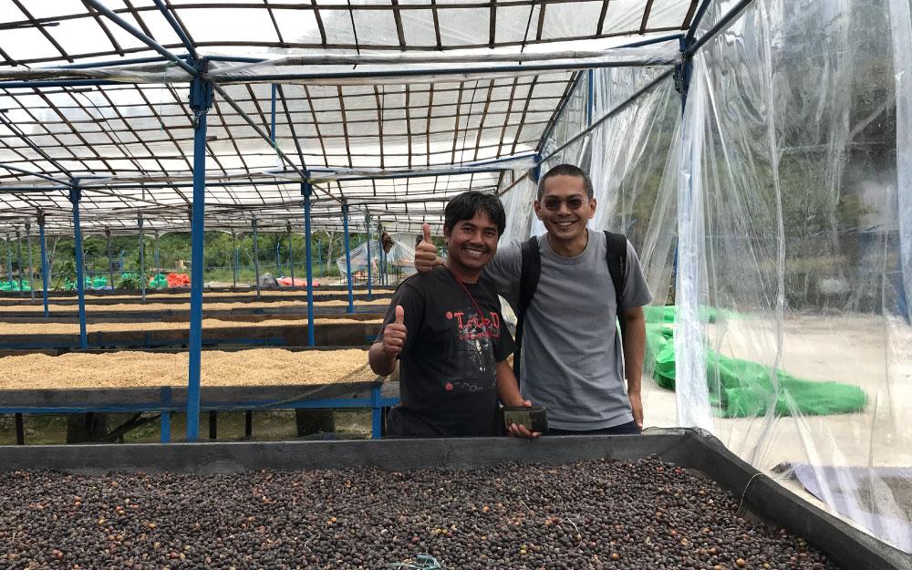Productores de café en Malasia