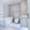 Bathroom Design For Small Spaces - 100 Small Bathroom Design Ideas 24 Architectural Designs - This is a small bathroom with a bathtub that suits any urban apartment where space is a constriction.