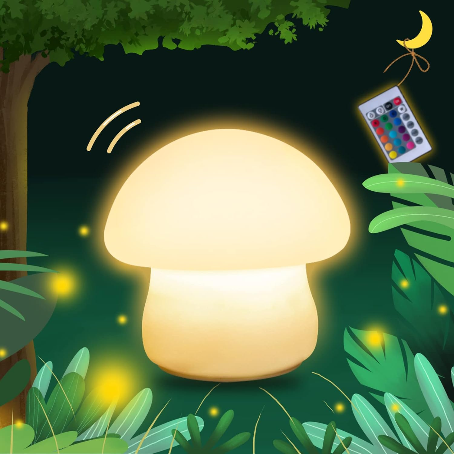 mushroom night light