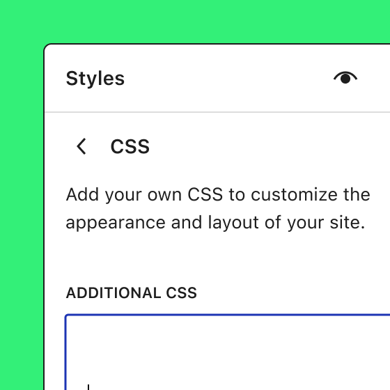 WordPress 6.2 update: Custom CSS