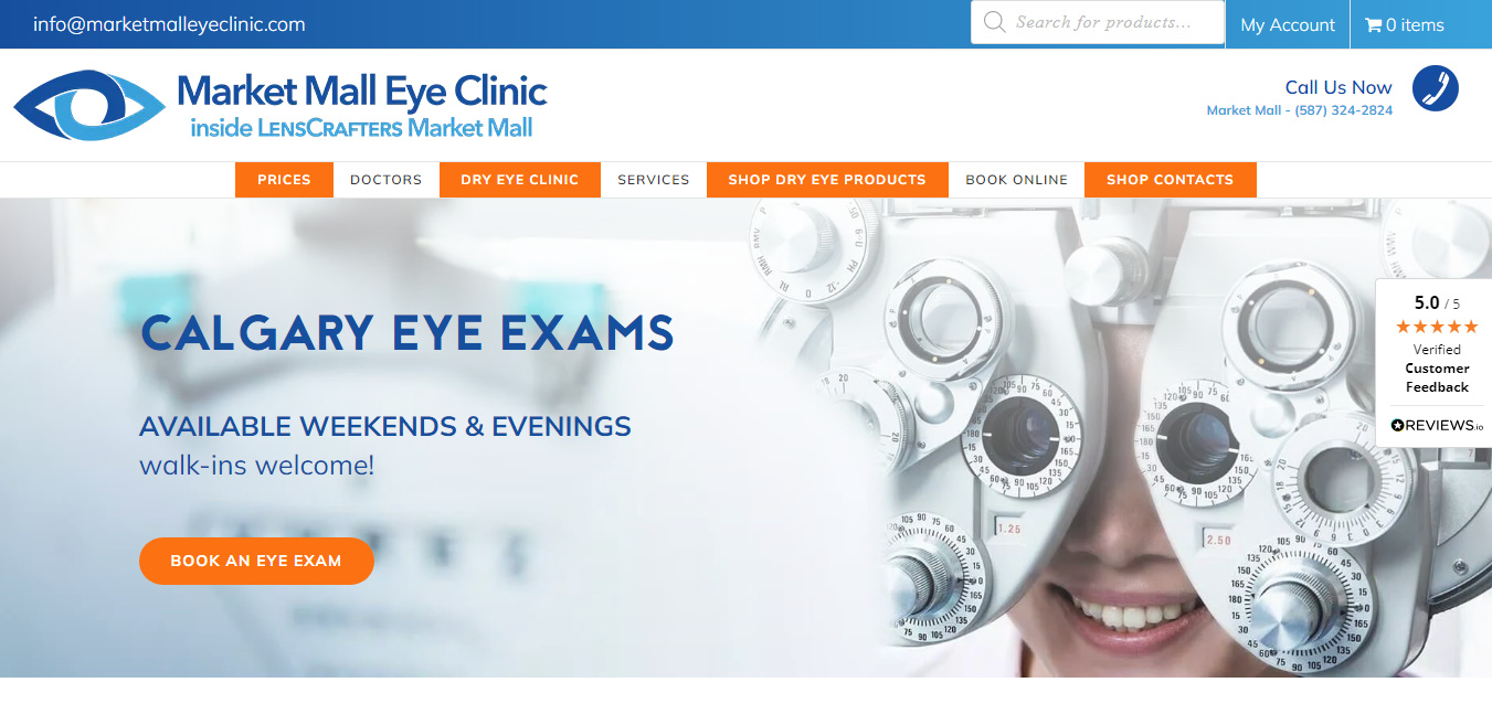 Market Mall Optometry  Calgary Optometrists, Eye Exams, Eye Emergency