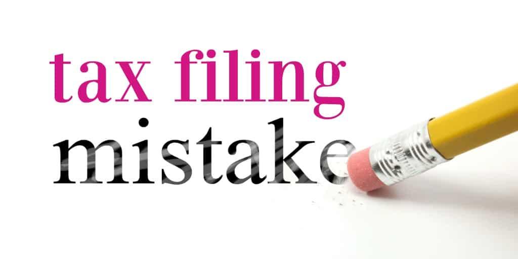 Image result for tax filing mistake